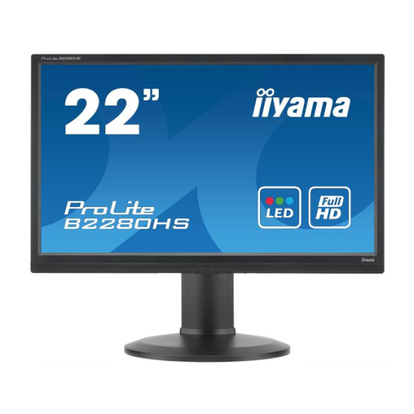 IIYAMA ProLite B2280HS Height Adjustable Monitor 22 inch 1