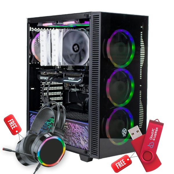 CPLP Gaming PC: Intel Core i9-13Gen CPU, RTX 5070 12GB GPU, 32GB DDR4 RAM, 1TB NVMe SSD, 850W PSU, GP 007