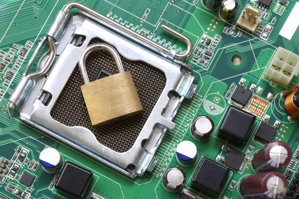 master key gold padlock electronic cpu socket motherboards background